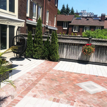 Roof terrace: Design and realization