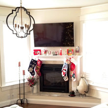 Corner Fireplace