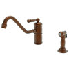 Newport Brass 941 Nadya Single Handle Widespread Kitchen Faucet w/ Sidespray