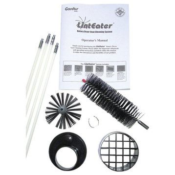 LintEater RLE202 Rotary Dryer Vent Cleaning System, 10-Piece