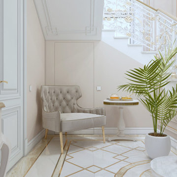 Luxurious Hall 3D Rendering