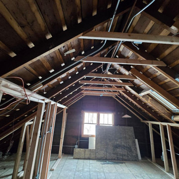 Attic Roof Deck Spray Foam Insulation