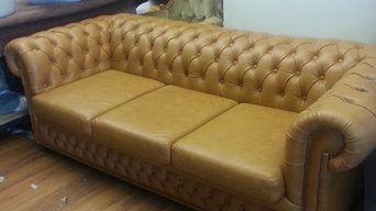 re-upholster a traditional chesterfield sofa