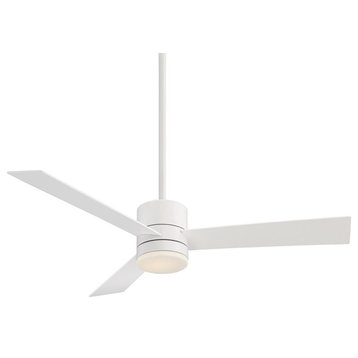 San Francisco Indoor/Outdoor 3-Blade Smart Ceiling Fan 52" Matte White With Kit