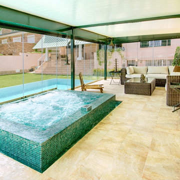 Piscina con Jacuzzi
