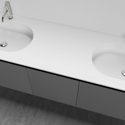 ARENA Integrated Sinks by Antonio Lupi - Bathroom Fixtures