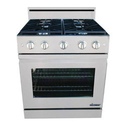 Dacor Distinctive 30" Freestanding Gas Range, Stainless Steel | DR30GFSNGH - Gas Ranges And Electric Ranges