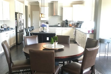 Inspiration for a dining room remodel in Cleveland