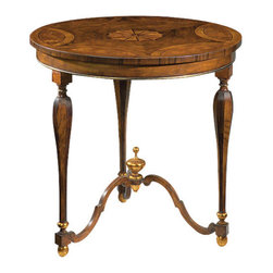Inviting Home Inc. - English-Style Inlaid Table - Side Tables And End Tables