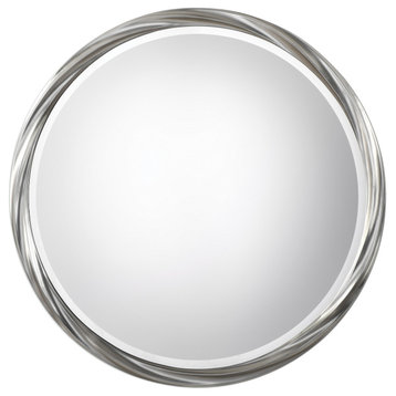 Uttermost Orion Silver Round Mirror