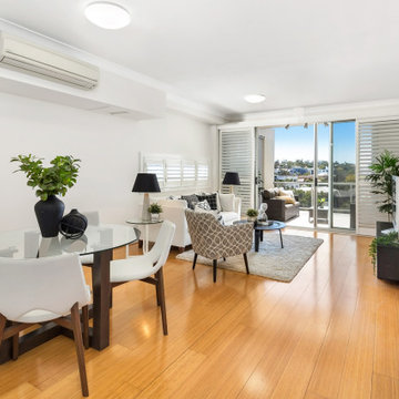 Living and dining rooms