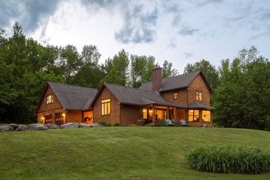 Wood house exterior photo in Burlington