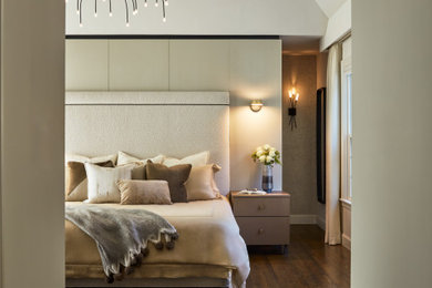 Example of a trendy bedroom design in Boston