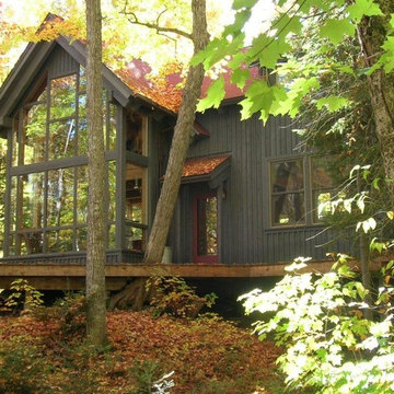 Custom Sustainable Cabin in Northwoods of Michigan