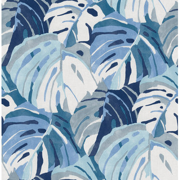 Blue Adansonii Peel and Stick Wallpaper Sample
