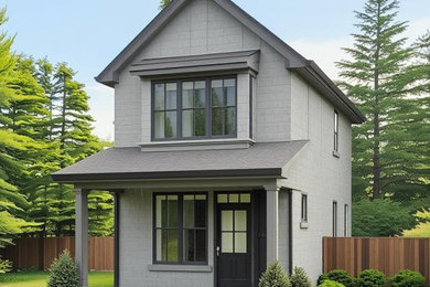 Example of a classic exterior home design in Other