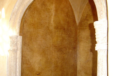 Inspiration for a mediterranean home design remodel in San Diego