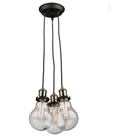 Artcraft Edison 3 Light Hall Light - AC10483