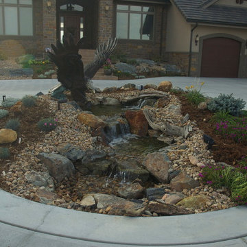 Statuary Coupled with Water Features