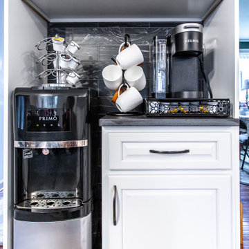 Small White Transitional Kitchen Design Middletown, MD