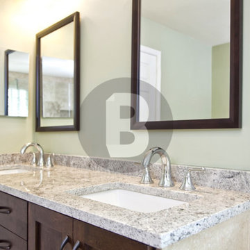Great Falls Master Bathroom Before, During, & After