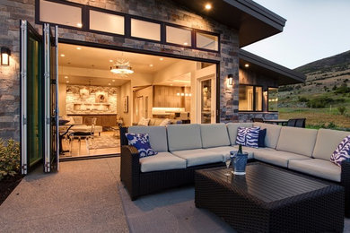 Inspiration for a modern home design remodel in Salt Lake City