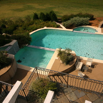 back yard pool