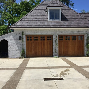 Antique Lime Wash Exterior (Garage Side)