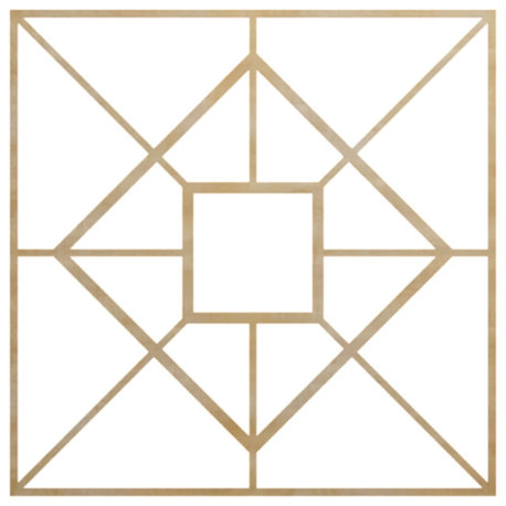 Large Jamestown Decorative Fretwork Wood Wall Panels, Birch