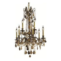 Elegant Lighting - Elegant Lighting 9209D23AB-GT/SS Chandelier Rosalia - Chandeliers