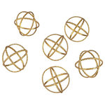 Elk Home - Elk Home Kule - 4" Orb (Set of 6), Gold Finish - The time has come to demonstrate how glamorous theKule 4" Orb (Set of  Gold