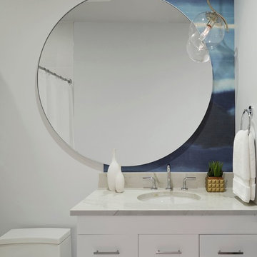 Clean and Neutral Master Bathroom