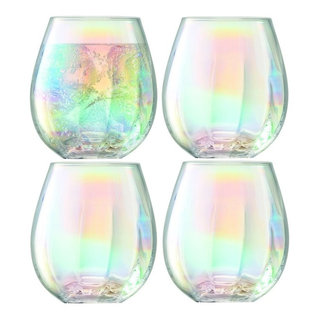 Wonderland 16.5oz Stemless Wine Tumbler | Set of 4