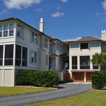 Sullivans Island Home with Great Outdoor Living Spaces - Angled Front View