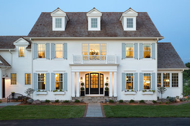 Inspiration for a timeless exterior home remodel in Minneapolis