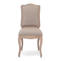 Pair of Avignon French Chairs - Putty - Matstolar