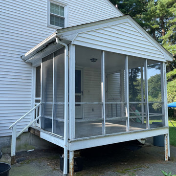 Complete Enclosed Porch Renewal and Reconstruction