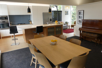 Inspiration for a contemporary dining room in Christchurch.