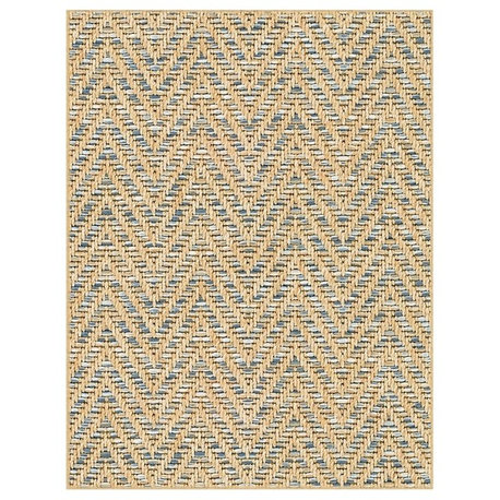 Couristan Tortola Indoor/Outdoor Accent Rugs - 50+ Custom Sizes, Bronze, 9'x12'
