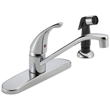 Delta Core Single Handle Kitchen Faucet, Chrome, P115LF