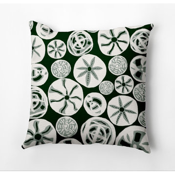 Algoa Treasure Pillow, Green, 26"x26"