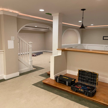 Carpers Farm Basement Renovation in Vienna, Virginia