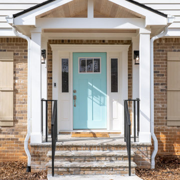 Timeless Curb Appeal: Front Portico Perfection
