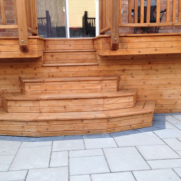 Knights cedar deck