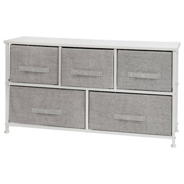 Flash Furniture Chest Organizer, White/Gray