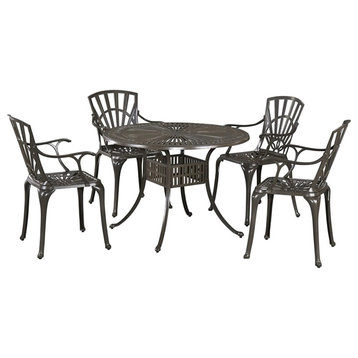 Grenada 5 Piece Outdoor Dining Set by homestyles, 6661-308