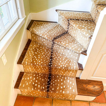Cape Town Collection Antelope Stair Runner Installation