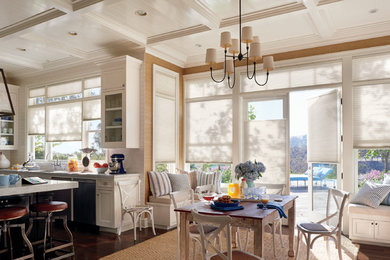 Dining room - cottage dining room idea in Other