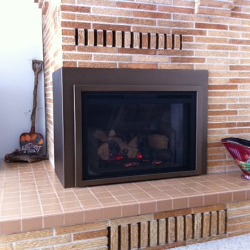 Corner Fireplace Remodel