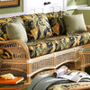 Sofa with Cushions in Natural Finish (Coral (All Weather))
